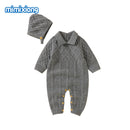Baby Rompers Knitted Newborn Boy Jumpsuits Autum Long Sleeve Toddler Girl Sweaters Clothes Children Overalls Winter