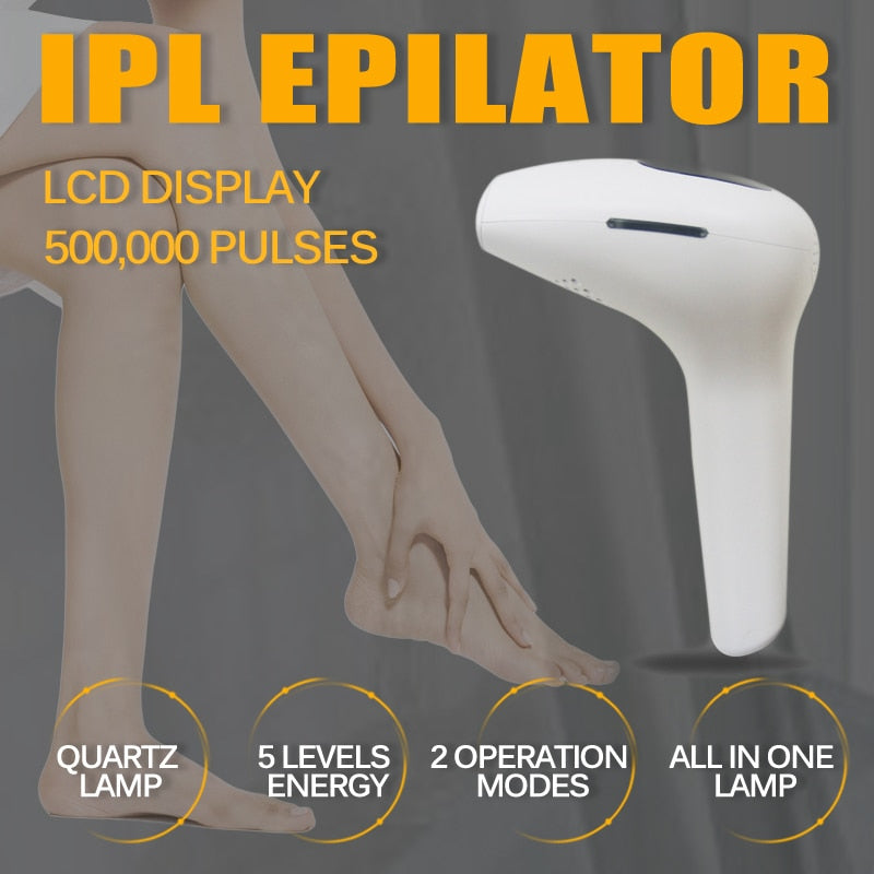 IPL Epilator Hair Removal for Home LCD Display Permanent Bikini Trimmer for Men Women Electric Depilador