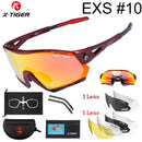 Gafas de ciclismo x-tiger, gafas de sol fotocromáticas polarizadas para ciclismo, gafas de bicicleta de montaña, gafas de protección para ciclismo de montaña, gafas