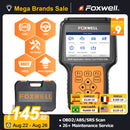 FOXWELL NT650 Elite OBD2 Automotive Scanner ABS A/F SAS BRT DPF 26 Reset Professional OBD Auto Car Diagnostic Tool OBD2 Scanner
