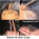 Pelucas de cabello humano con frente de encaje recto transparente Peluca con frente de encaje de onda del cuerpo Peluca con frente de encaje rizado profundo indio Pelucas de cabello humano para Bl