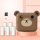 Cámara instantánea para niños Cámara de impresión 1080P Video Foto Cámara digital con papel de impresión para niños Cumpleaños Regalo de Navidad