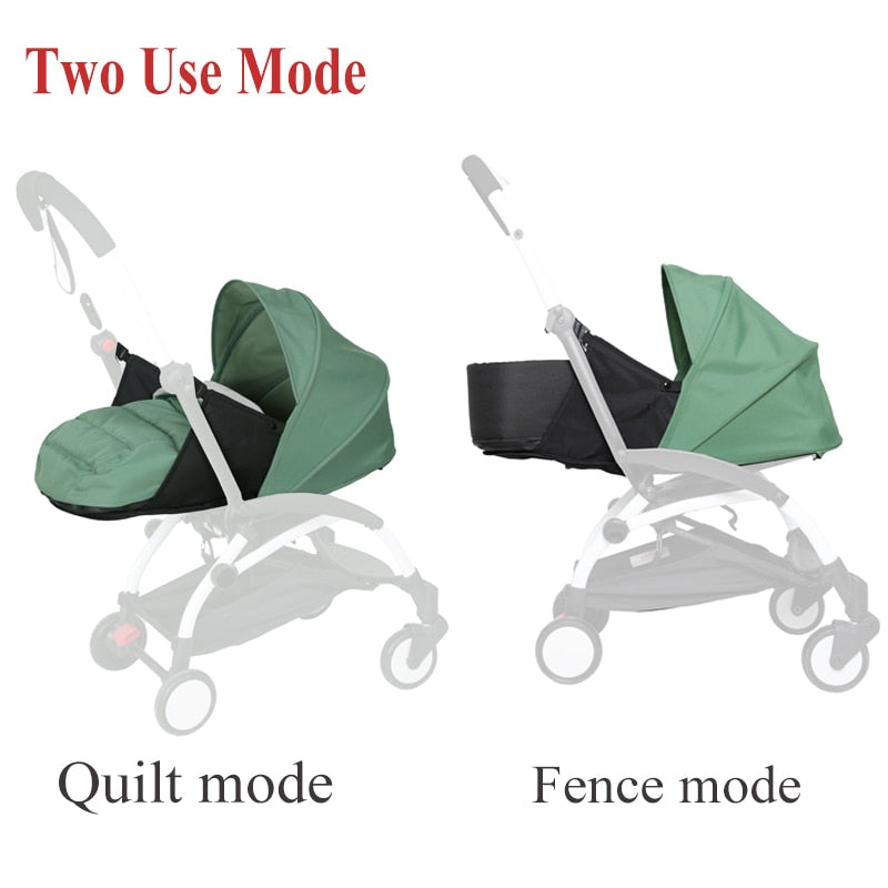 Baby Stroller Accessories Newborn Sleeping Basket 0-6M Birth Nest Fit For Babyzen YOYO Strollers Winter Sleep Bags Rain Cover