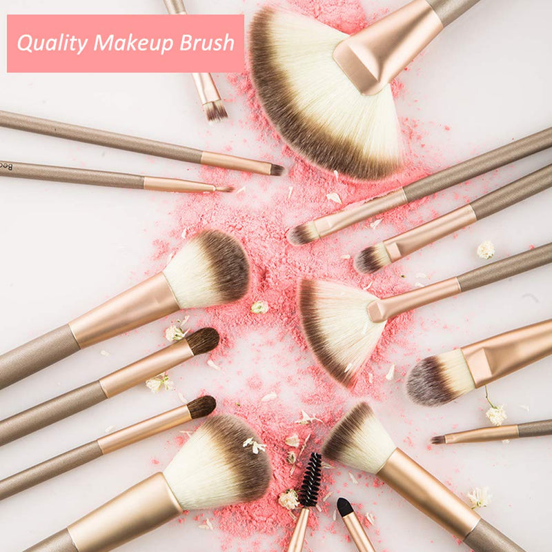 Kaizm 24Pcs Makeup Brushes Sets Beauty Tools Cosmetics Blending EyeShadow Lip Powder Foundation Make-up Brush Tool Kit With Bags