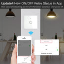 Interruptor de luz inteligente Moes ZigBee Wall Touch con Neutral/No Neutral, No se necesita condensador Smart Life/Tuya funciona con Alexa,Google