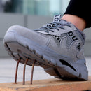 New Work Boots Safety Steel Toe Shoes Men Work Sneakers Puncture Proof Boots Safety Shoes Men Industrial Shoes Security Boots