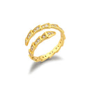 ANDYWEN 925 Sterling Silber Gold Bühne Zirkon Pavé Schlange Verstellbarer Ring 2020 Rock Punk Mode Edelschmuck Für Europäische Frauen