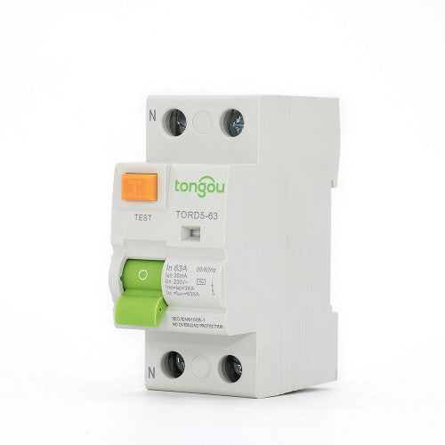 TORD5-63 2P 63A 30mA A/AC Type Residual Current Circuit Breaker RCCB