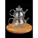 Turkish Tea Teapot Borosilicate Teapot Glass Heat Resistant Glass Teapot Heat Resistant Teapot practical bottle flower Tea Herbal