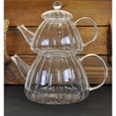 Turkish Tea Teapot Borosilicate Teapot Glass Heat Resistant Glass Teapot Heat Resistant Teapot practical bottle flower Tea Herbal