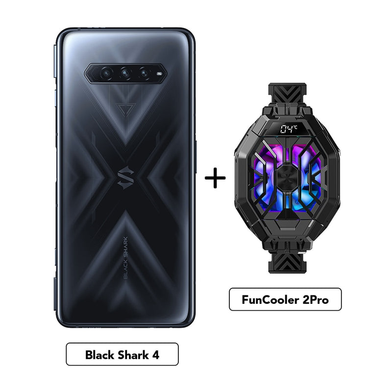 Black Shark 4 5G Teléfono para juegos Versión global Celular NFC Snapdragon 870 Gatillos emergentes magnéticos 144Hz 67W Teléfono celular
