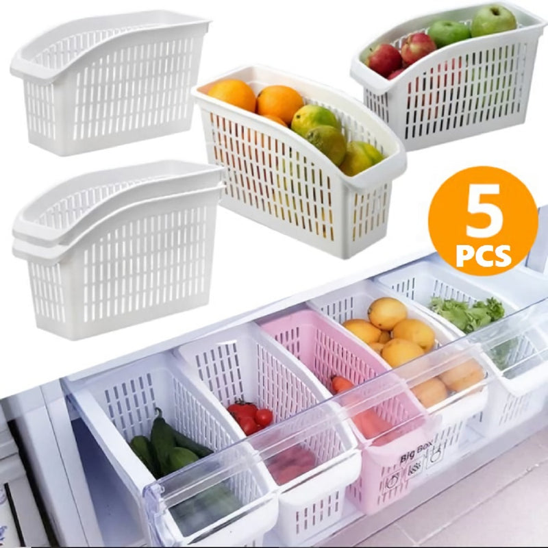 Küche Kühlschrank Organizer Korb Container Schublade Einstellbare Aufbewahrungsbox Einziehbare Schublade Space Saver Slide Kühlschrank Rack