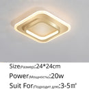 Modern LED Ceiling Lights Round Square Lighting For Bedroom Kitchen Aisle Corridor Indoor Lamps Fixtures Lustres Lampadari Dero