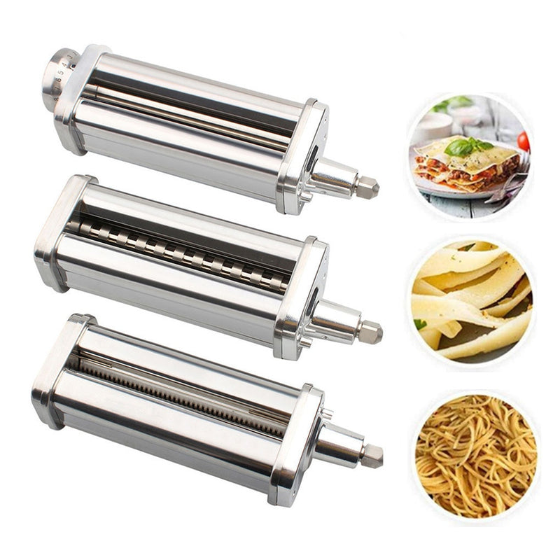 Máquina para hacer Pasta de acero inoxidable, soporte para rodillo de espagueti, mezclador de fideos, accesorio de prensa, herramienta de cocina para KitchenAid