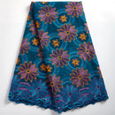 Swiss Voile Cotton Lace Fabric African 2021 Embroidery African Cotton Voile Lace Dubai Style For Everying Wedding Party 2491A