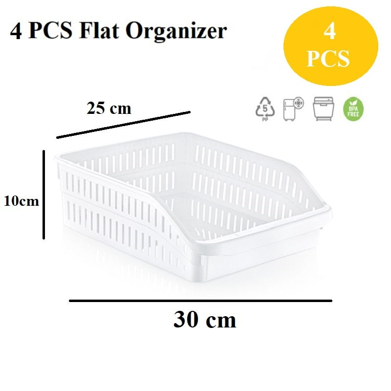 Cocina refrigerador organizador cesta contenedor cajón caja de almacenamiento ajustable cajón retráctil ahorro de espacio estante deslizante para nevera