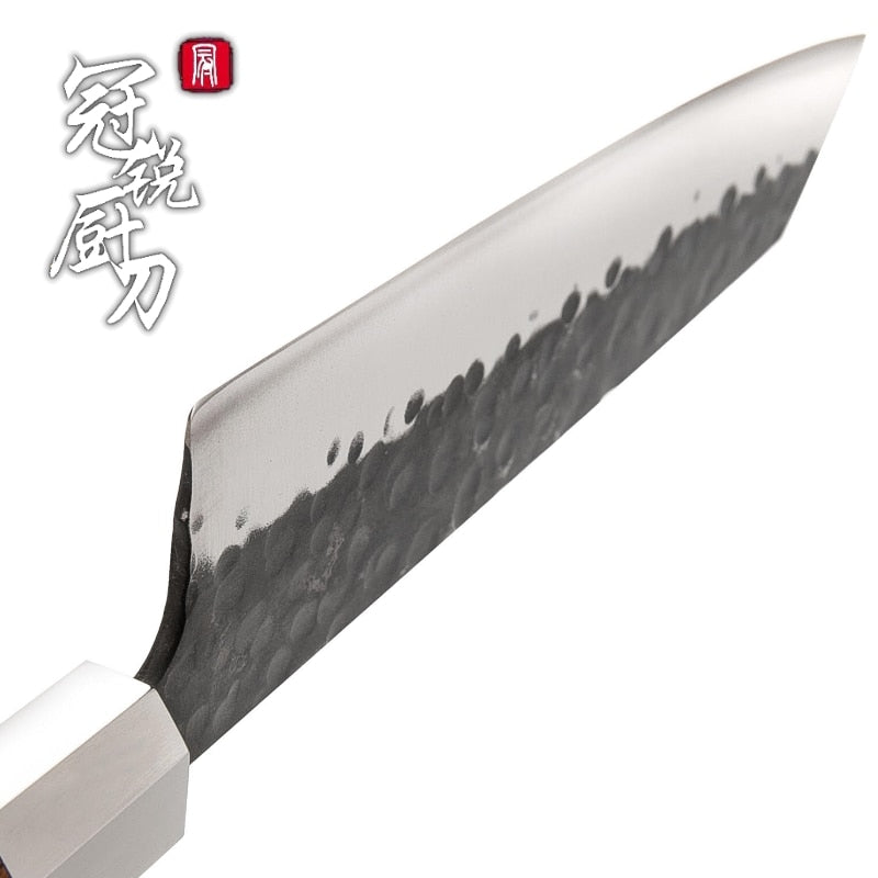 NEW 2019 Japanese Kitchen Knives Handmade Kiritsuke Knife Chef Cooking Tools Wood Handle  High Quality Eco Friendly Products