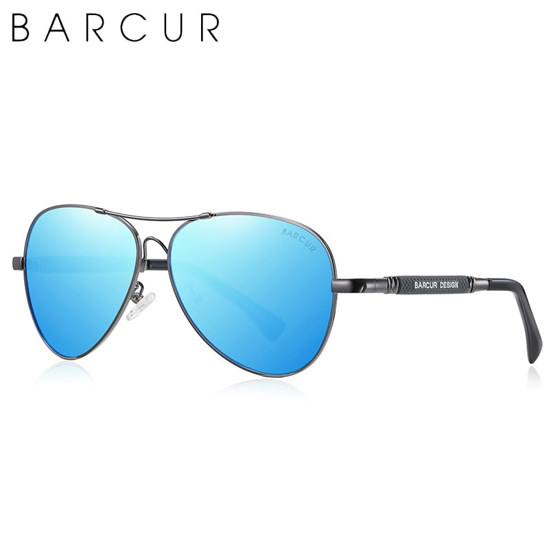 Gafas de sol BARCUR originales para hombre, gafas de sol polarizadas Anti luz azul, gafas de sol para hombre, gafas de piloto UV400 para mujer