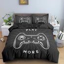 Video Game Bed Sets for Boys Gamer Comforter Gaming Themed Bedroom Decor Game Bedding Set Home Textile