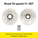 ThinkRider Road Bike 9 10 11 Speed Velocidade 28T/32T Bicycle Cassette Freewheel MTB Sprocket for SHIMANO A1 X7 X5