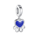BELAWANG DIY Silver Beads Fit Original Charm Bracelet 925 Sterling Silver Charm Enamel Lotus Flower Bead Fashion Jewelry