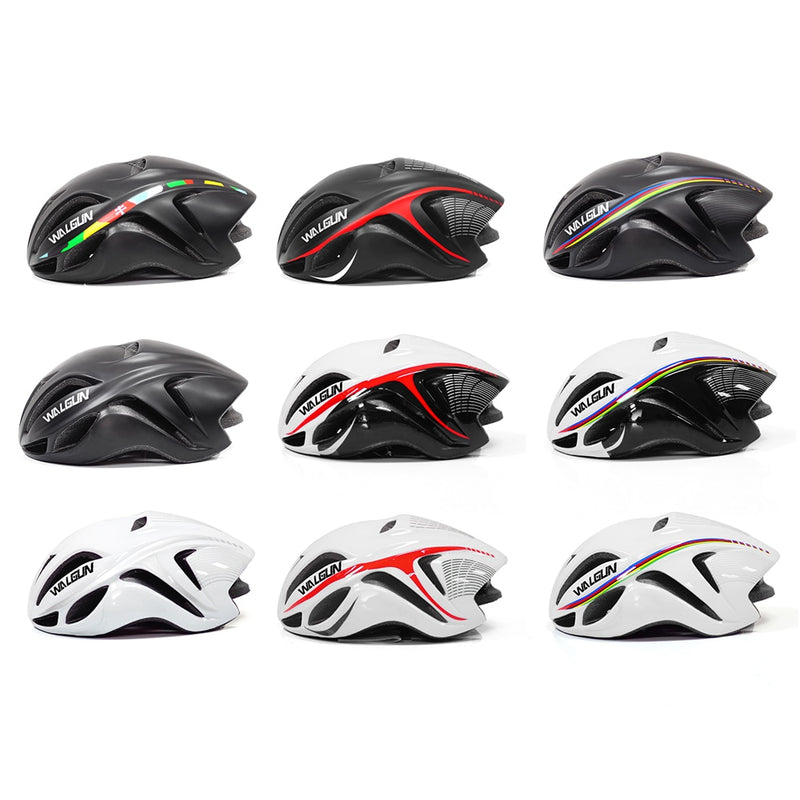 Casco de bicicleta Aero Timetrial TT, casco de triatlón para ciclismo para hombres y mujeres, casco de bicicleta de carrera, tamaño L, equipo de ciclismo