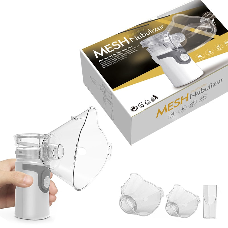 Portable Nebulizer Machine Medical Atomizer Nebuliser Inhalator Adult Children Silent Inhaler Humidificador Nebulizador Portatil