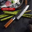 NEW 2019 Japanese Kitchen Knives Handmade Kiritsuke Knife Chef Cooking Tools Wood Handle  High Quality Eco Friendly Products