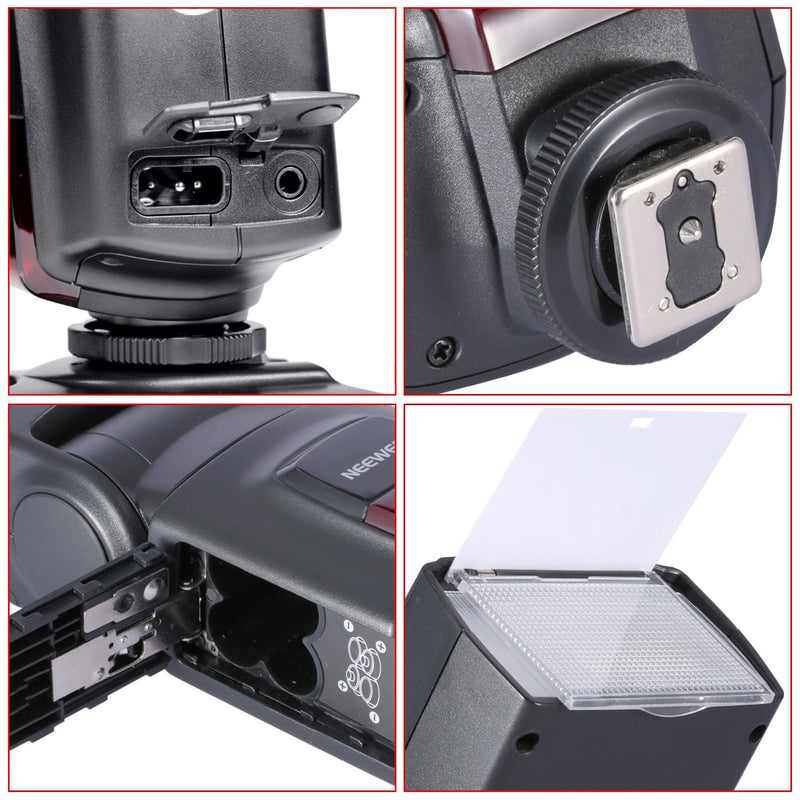 Flash Speedlite Neewer TT560 para Canon 6D/60D/700D/Nikon D7100/D90/D7000/D5300/todas las cámaras con zapata estándar + Softbox