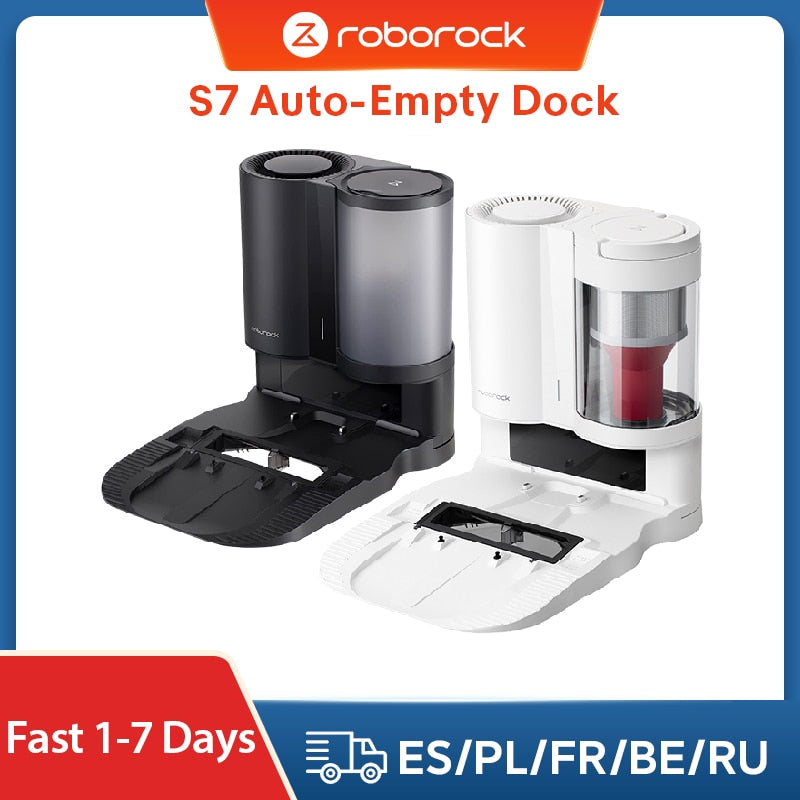 -15€【Promo Code：OW15SUMMER822EUR 】Suitable for Roborock S7 Auto-Empty Dock, Automatic Dust Collection, S7 MAXV Emptying Dock