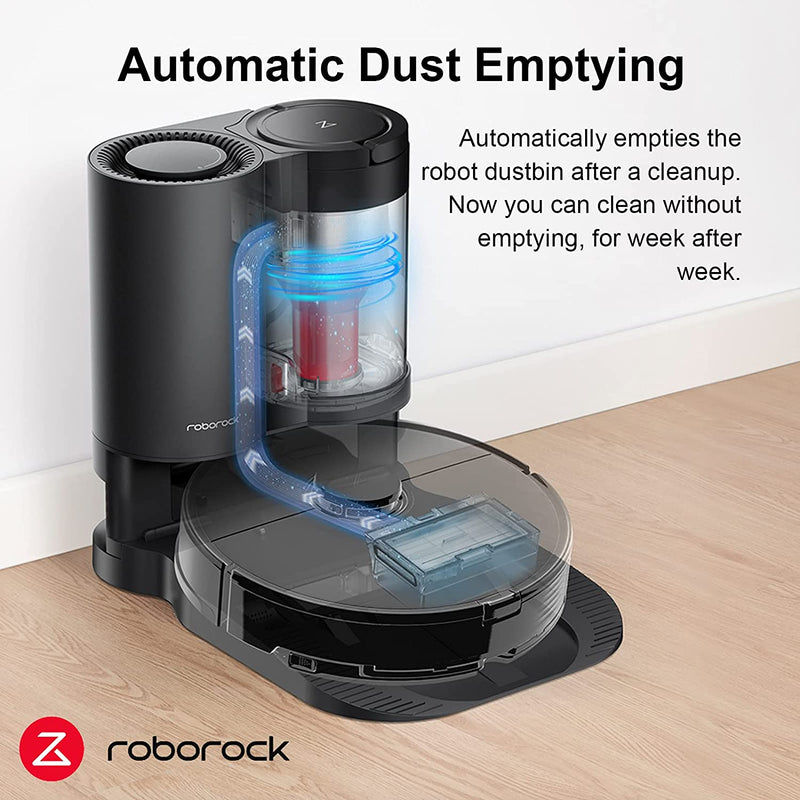 -15€【Promo Code：OW15SUMMER822EUR 】Suitable for Roborock S7 Auto-Empty Dock, Automatic Dust Collection, S7 MAXV Emptying Dock