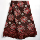 Swiss Voile Cotton Lace Fabric African 2021 Embroidery African Cotton Voile Lace Dubai Style For Everying Wedding Party 2491A