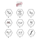 Hexagonal Velvet Ring Box Customized Single / Double Slot Hochzeit Verlobungsring Box Velvet Ring Aufbewahrungsbox Elegant Retro