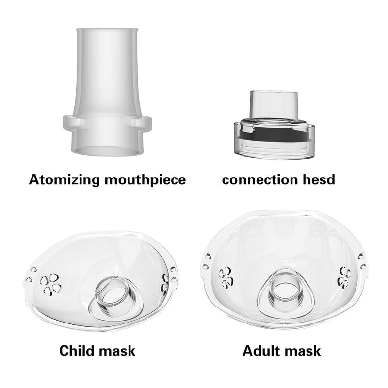 Máquina nebulizadora portátil, atomizador médico, inhalador nebulizador, inhalador silencioso para niños y adultos, Humidificador Nebulizador portátil
