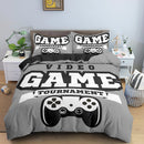 Video Game Bed Sets for Boys Gamer Comforter Gaming Themed Bedroom Decor Game Bedding Set Home Textile