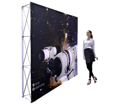 Backwall Backdrop Display