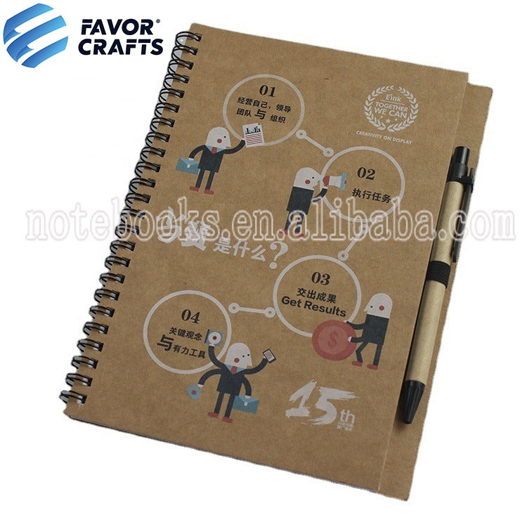 custom notebook recycled paper