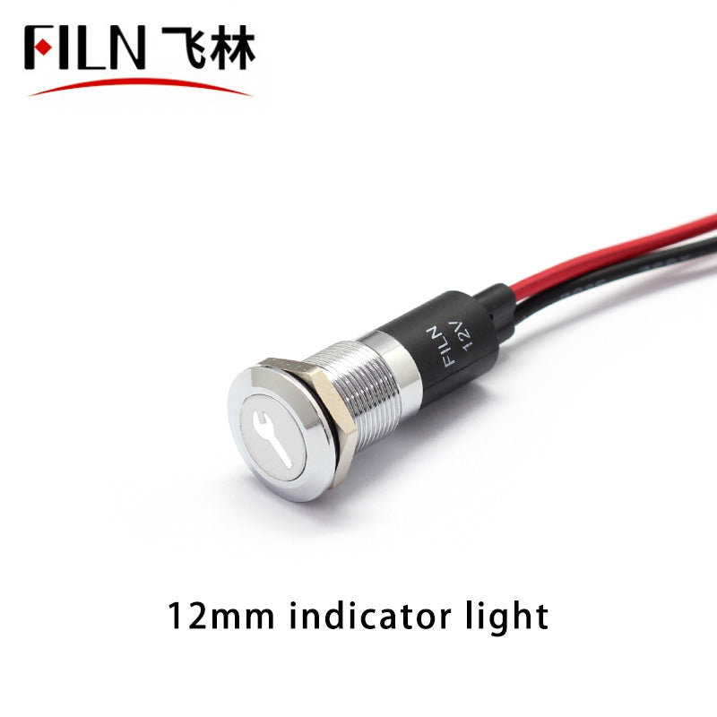 Luz indicadora de llave LED de 12 mm 