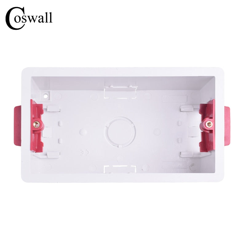 Caja de revestimiento seco tipo Coswall 146 para placa de yeso, paneles de yeso de yeso, caja de interruptor de pared de 47mm de profundidad, casete de enchufe de pared