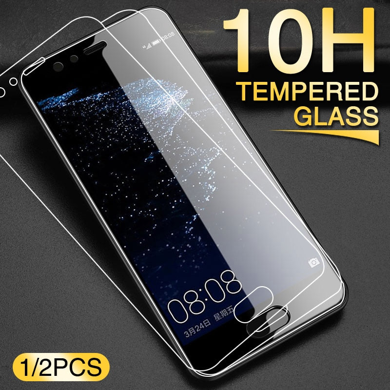 2 Stück gehärtetes Glas auf für Huawei P10 P20 P30 Mate 20 Plus Lite Displayschutzfolie für Hauwei Mate 10 20 P20 PRO Schutzglas
