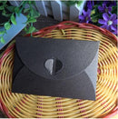 (10 unids/lote) Mini 10,5x7,2 cm amor hebilla perla sobres invitaciones de boda tarjetas de felicitación de Año Nuevo tarjetas de Navidad