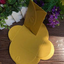 (10 unids/lote) Mini 10,5x7,2 cm amor hebilla perla sobres invitaciones de boda tarjetas de felicitación de Año Nuevo tarjetas de Navidad