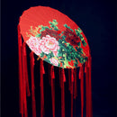 Paraguas de encaje de tela de seda, disfraz de mujer, accesorios de fotografía, paraguas con borlas, paraguas de papel de aceite clásico chino de hilo, sombrilla