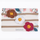 nettes Baby-Stirnband des Bogen-3pcs/lot für Mädchen-Nylonhauptband-Turban-neugeborene Stirnbänder Hairbands für Kind-Baby-Haar-Zusätze