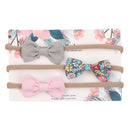 nettes Baby-Stirnband des Bogen-3pcs/lot für Mädchen-Nylonhauptband-Turban-neugeborene Stirnbänder Hairbands für Kind-Baby-Haar-Zusätze