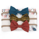 nettes Baby-Stirnband des Bogen-3pcs/lot für Mädchen-Nylonhauptband-Turban-neugeborene Stirnbänder Hairbands für Kind-Baby-Haar-Zusätze