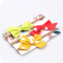 nettes Baby-Stirnband des Bogen-3pcs/lot für Mädchen-Nylonhauptband-Turban-neugeborene Stirnbänder Hairbands für Kind-Baby-Haar-Zusätze