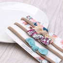 nettes Baby-Stirnband des Bogen-3pcs/lot für Mädchen-Nylonhauptband-Turban-neugeborene Stirnbänder Hairbands für Kind-Baby-Haar-Zusätze