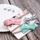 nettes Baby-Stirnband des Bogen-3pcs/lot für Mädchen-Nylonhauptband-Turban-neugeborene Stirnbänder Hairbands für Kind-Baby-Haar-Zusätze