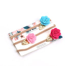 nettes Baby-Stirnband des Bogen-3pcs/lot für Mädchen-Nylonhauptband-Turban-neugeborene Stirnbänder Hairbands für Kind-Baby-Haar-Zusätze